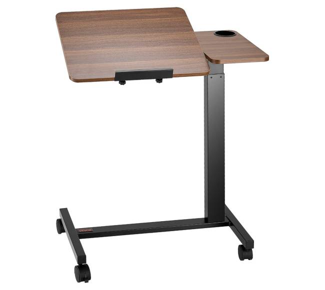 Naktinis staliukas su ratukais ir puodelio laikikliu9