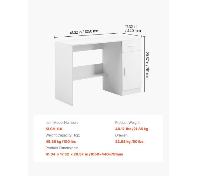 Mažas rašomasis stalas su stalčiumi vaikams6