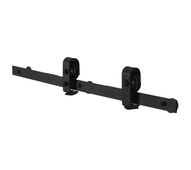 Dvigubo slankiojančio angaro durų sistema9