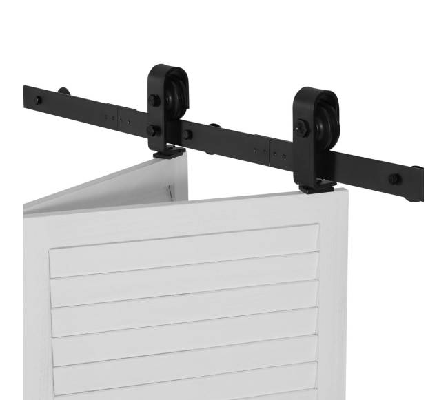 Dvigubo slankiojančio angaro durų sistema10