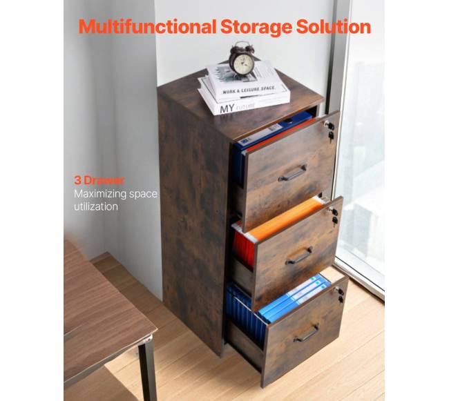 3 stalčių vertikali spintelė su užraktu1