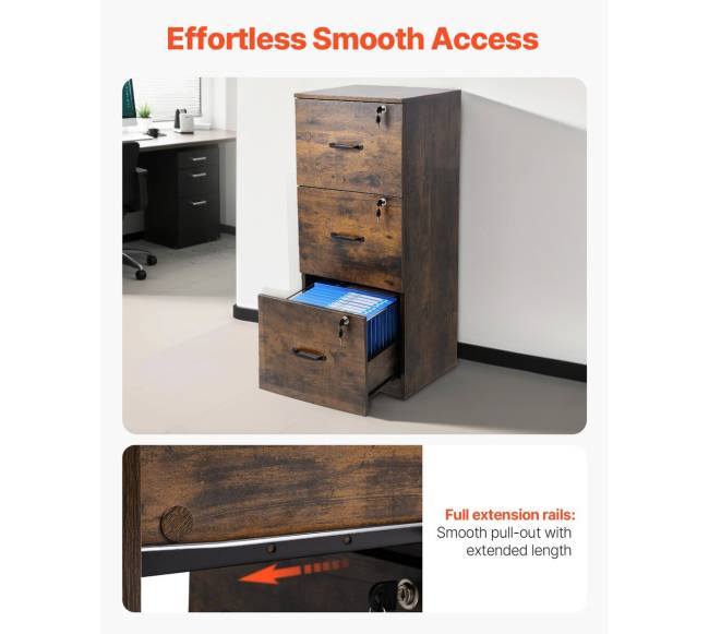 3 stalčių vertikali spintelė su užraktu4