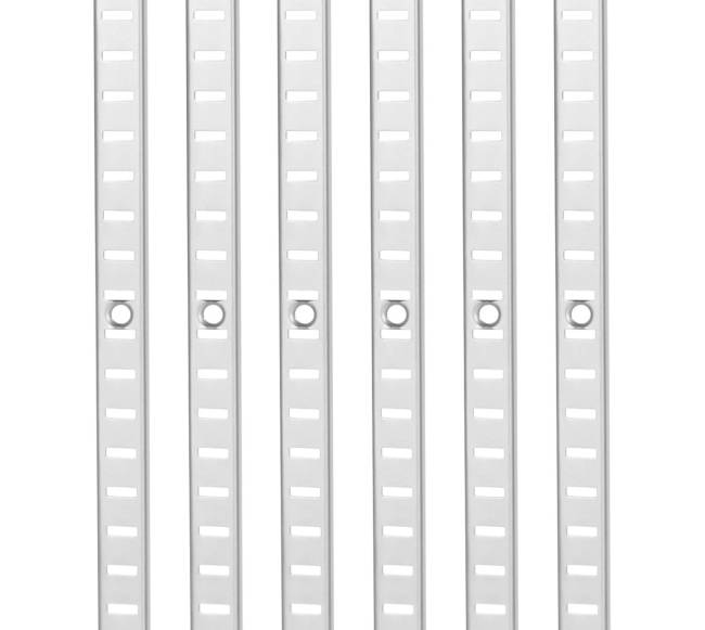 Reguliuojama plieninė sieninė lentynų šarnyrinė skalda 6 vnt.0