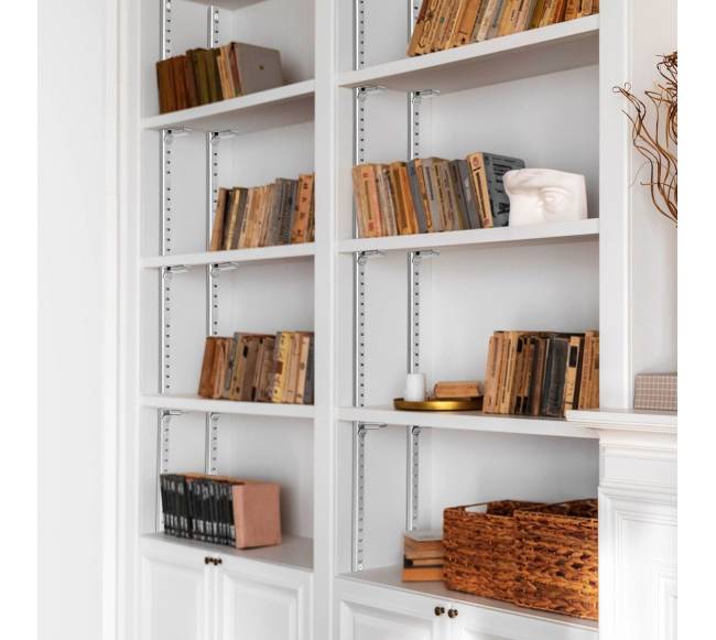 Reguliuojama plieninė sieninė lentynų šarnyrinė skalda 6 vnt.7