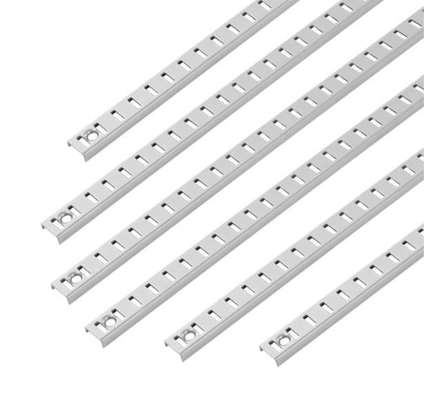 Reguliuojama plieninė sieninė lentynų šarnyrinė skalda 6 vnt.10