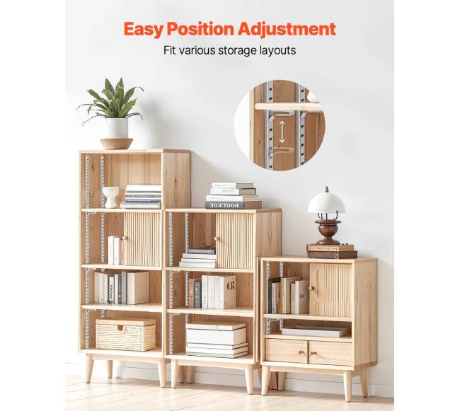 Reguliuojami plieniniai sieniniai lentynų bėgiai2