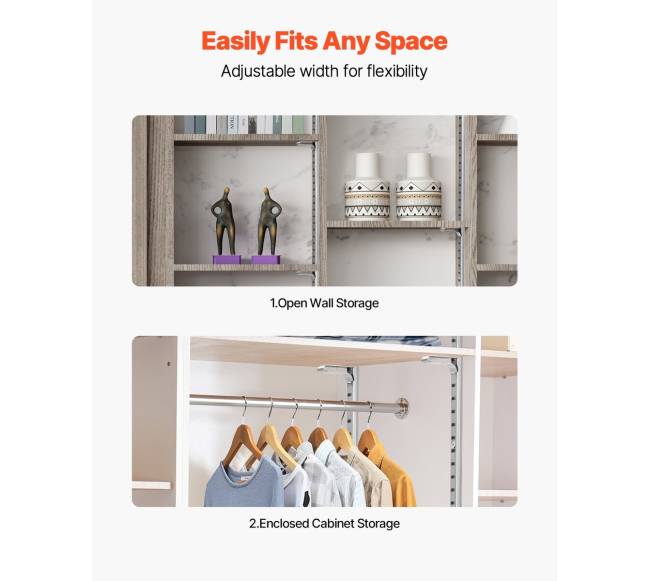 Reguliuojami plieniniai sieniniai lentynų bėgiai3