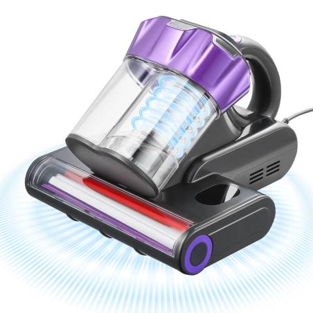 Čiužinių dulkių siurblys su galingu siurbimu ir HEPA filtru0