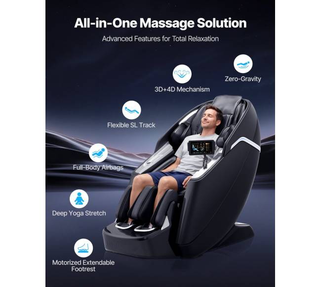 Masažinė kėdė su joga ir SL bėgiais1