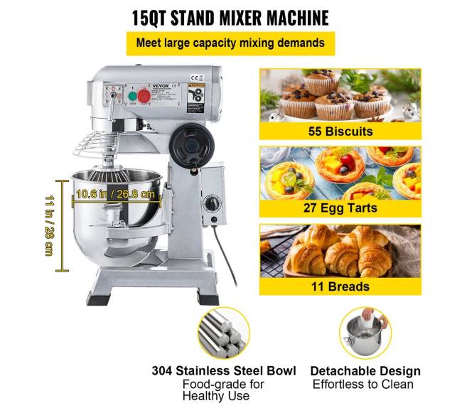 15 l maišytuvas su nerūdijančio plieno dubeniu2