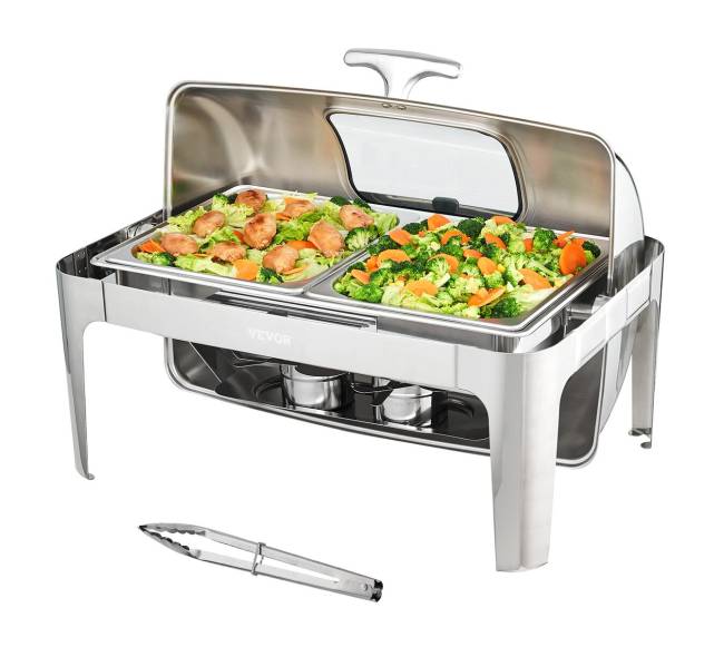 Stačiakampis indas su stikliniu dangčiu0