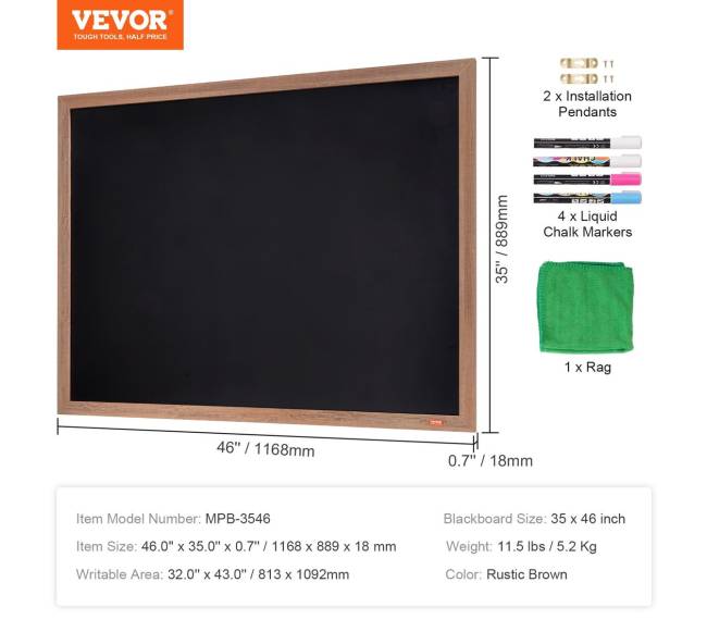 Magnetinė kreidinė lenta su kreidelėmis6