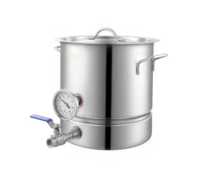 Nerūdijančio plieno alaus virimo puodas 5 galonų0