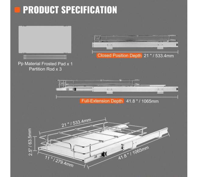 Ištraukiamas lentynų organizatorius spintai6