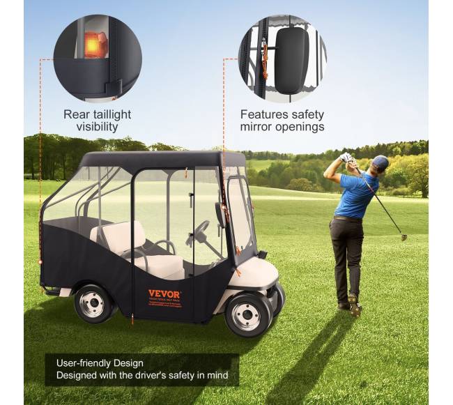 Keturių vietų golfų vežimėlių dangtis3