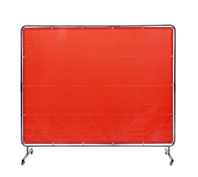Suvirinimo ekranas su rėmu, 183 x 244 cm, raudonas8