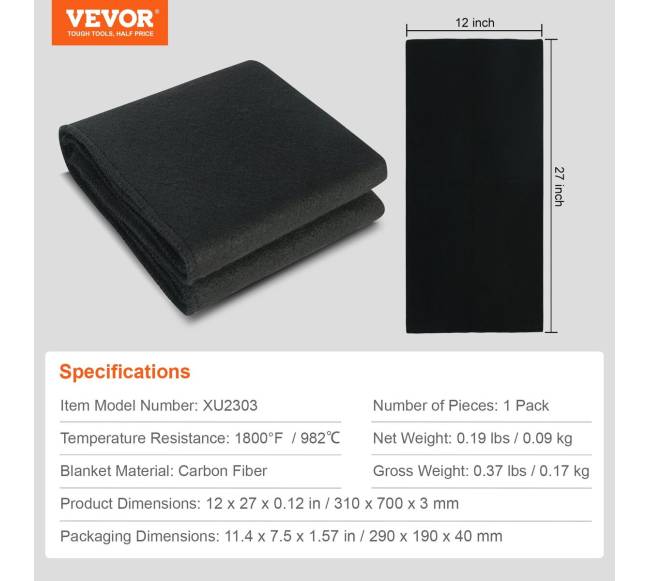 Anglies veltinio suvirinimo antklodė 27 x 12 cm6