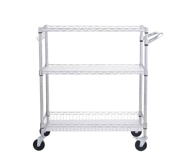 Virtuvės vežimėlis su trimis lentynomis9