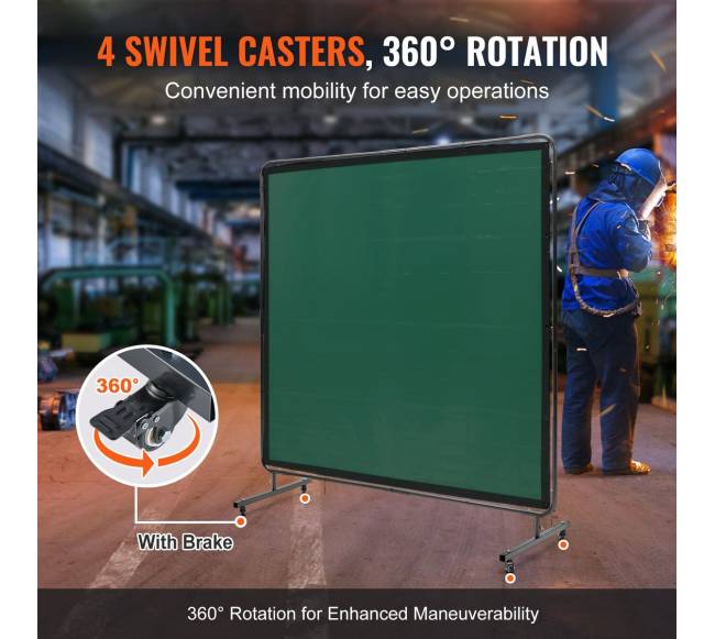 Suvirinimo ekranas su rėmu, 1,8 x 1,8 m2