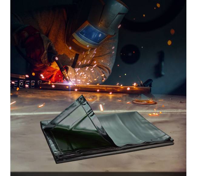 Suvirinimo ekranas su rėmu, 1,8 x 1,8 m7