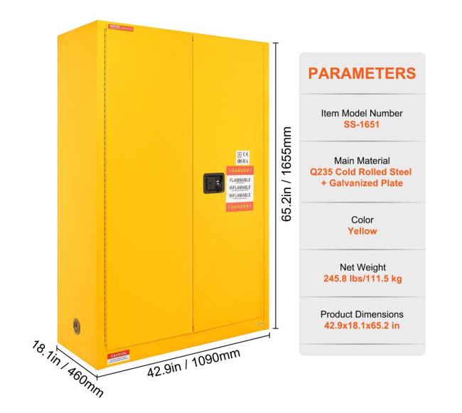 Lakioms medžiagoms saugoti spinta 170L2