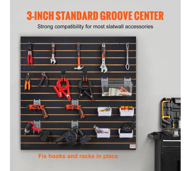 juodos lentjuostės panelės garažui 122 x 61 cm2