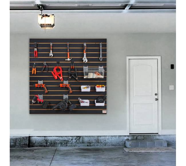 juodos lentjuostės panelės garažui 122 x 61 cm7