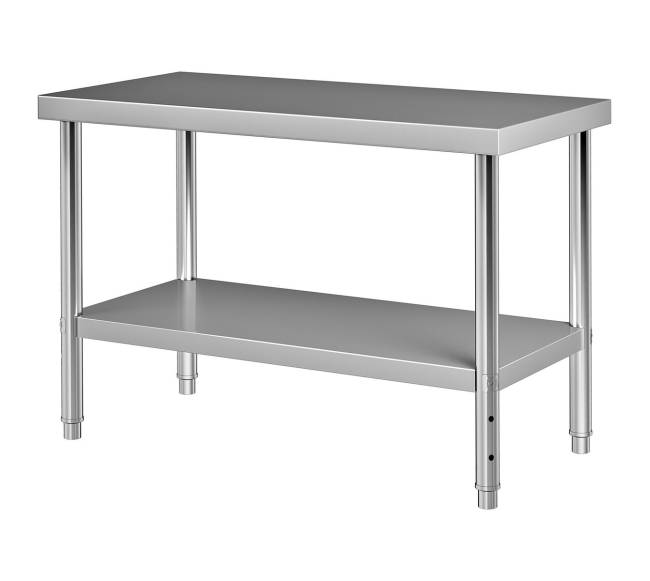 Nerūdijančio plieno darbo stalas, 122 x 61 cm9