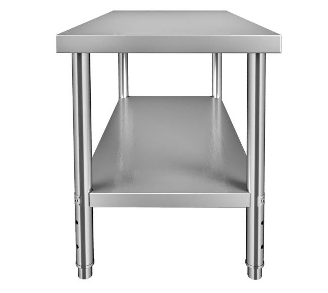 Nerūdijančio plieno darbo stalas, 122 x 61 cm10