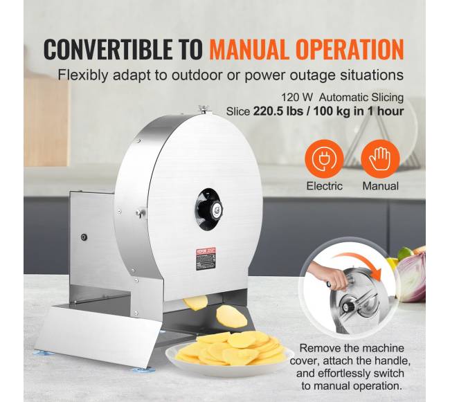 Elektrinė daržovių pjaustyklė su reguliuojamu storiausiu2