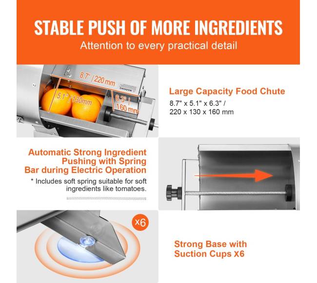 Elektrinė daržovių pjaustyklė su reguliuojamu storiausiu4