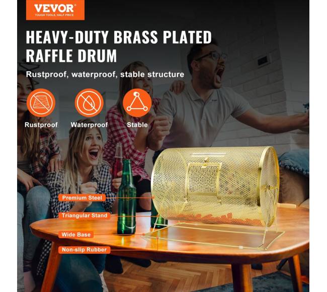 Loterijos būgnas su medine rankena1