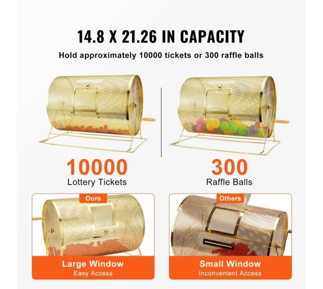 Loterijos būgnas su medine rankena2