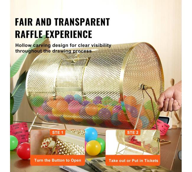 Loterijos būgnas su medine rankena5