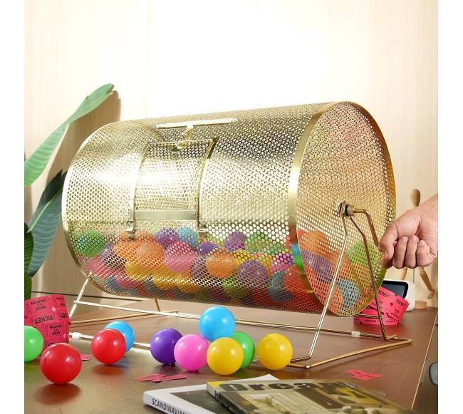 Loterijos būgnas su medine rankena7