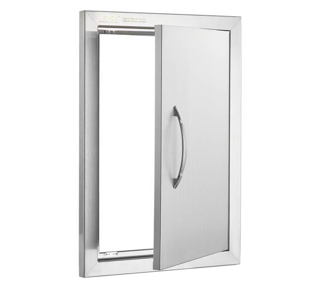 Nerūdijančio plieno BBQ prieigos durys lauko virtuvei8