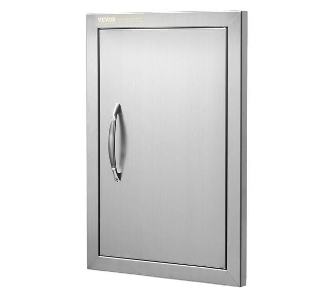 Nerūdijančio plieno BBQ prieigos durys lauko virtuvei9