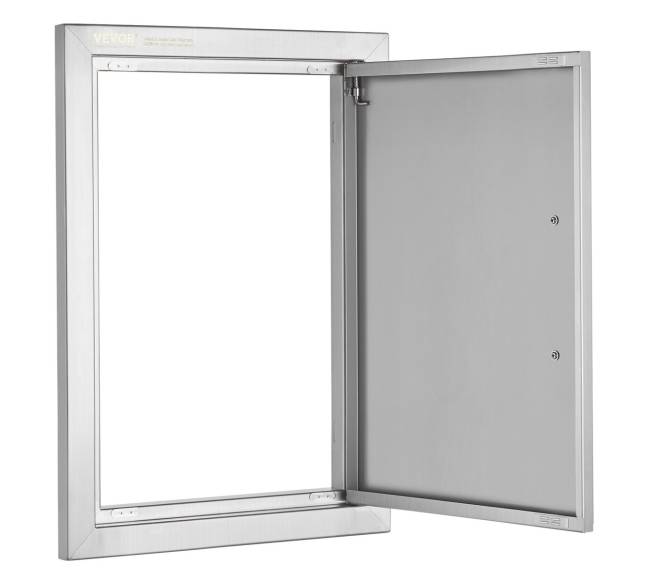 Nerūdijančio plieno BBQ prieigos durys lauko virtuvei10