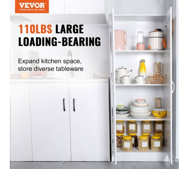 Virtuvės spintelė su lentynomis1