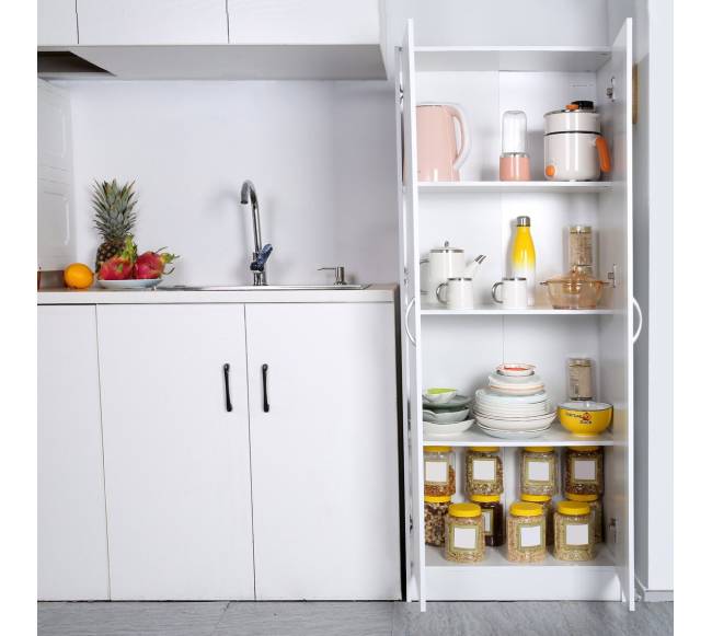 Virtuvės spintelė su lentynomis7