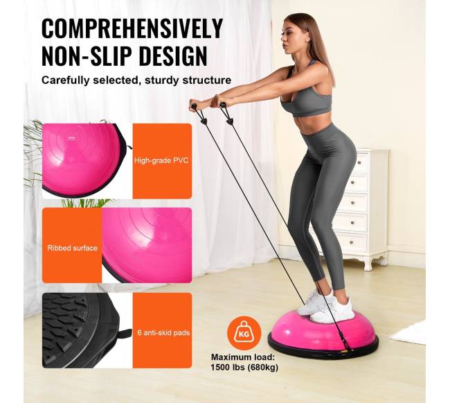 66 cm jogos pusiausvyros kamuolys su juosta3