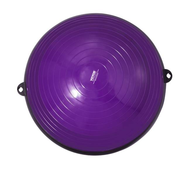 Pusė balanso kamuolio treniruoklis su juostomis0