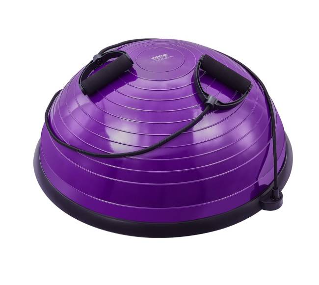 Pusė balanso kamuolio treniruoklis su juostomis9