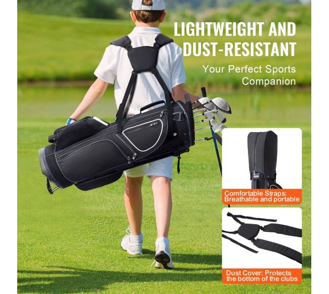35 colių golfo vežimėlio krepšys su 14 skyriais4