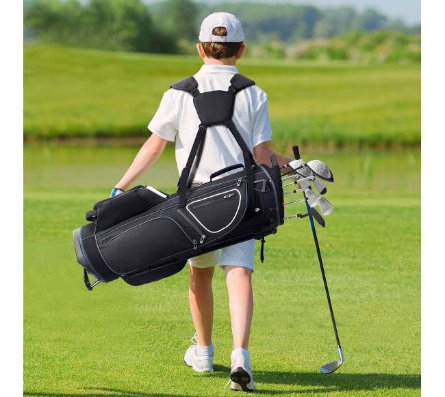 35 colių golfo vežimėlio krepšys su 14 skyriais7