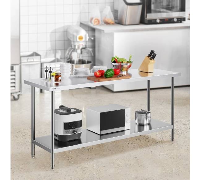 Nerūdijančio plieno darbastalis 61x182x86 cm7