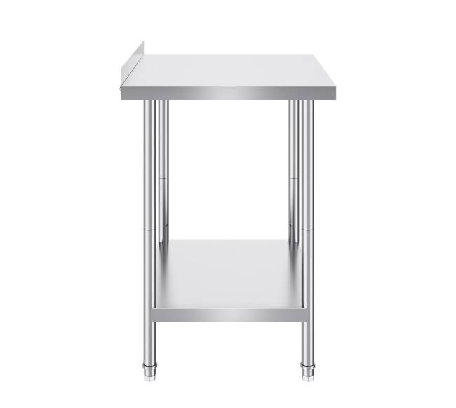 Nerūdijančio plieno darbastalis virtuvėje 61x76 cm8