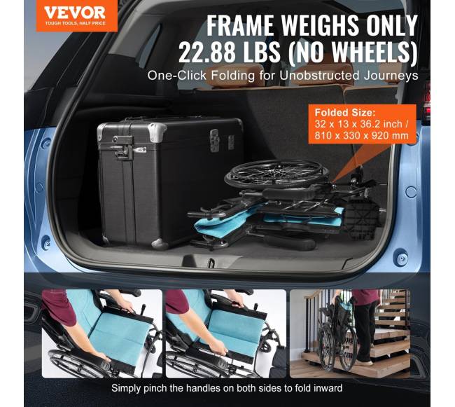 Lengvas aliuminis neįgaliojo vežimėlis1