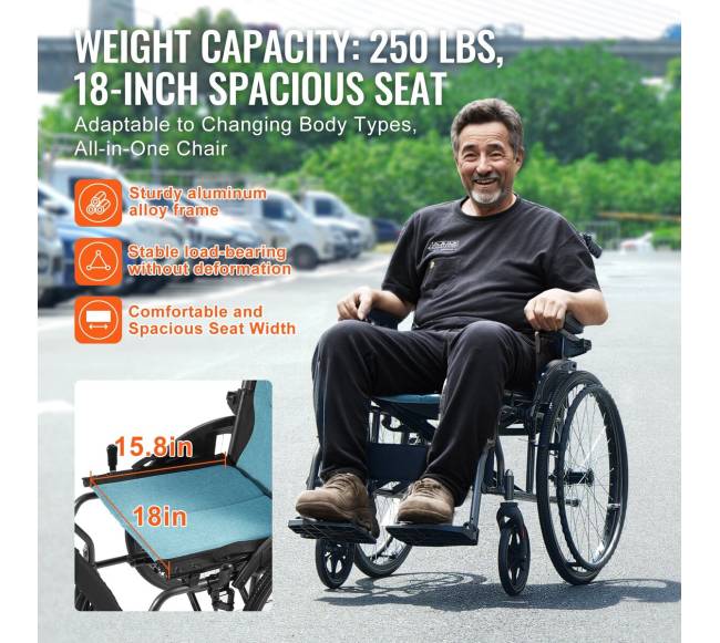 Lengvas aliuminis neįgaliojo vežimėlis4