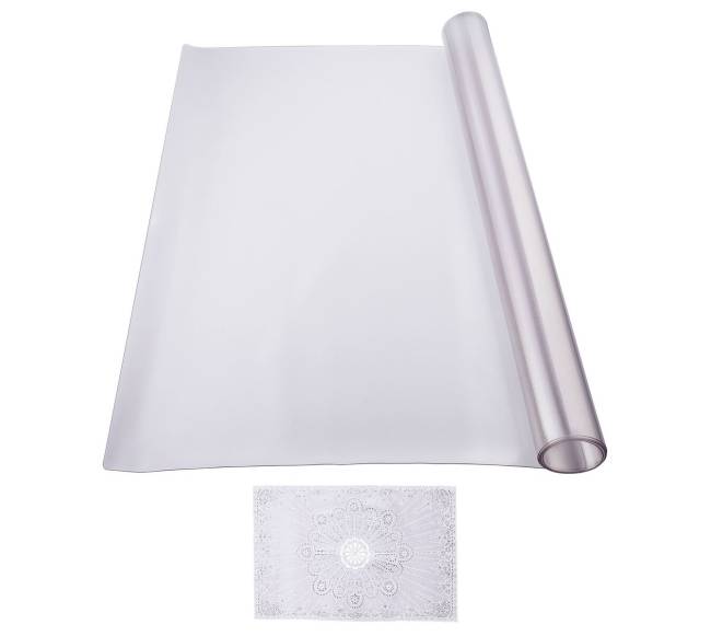 Skaidri PVC stalo apsauga 60x120 cm8